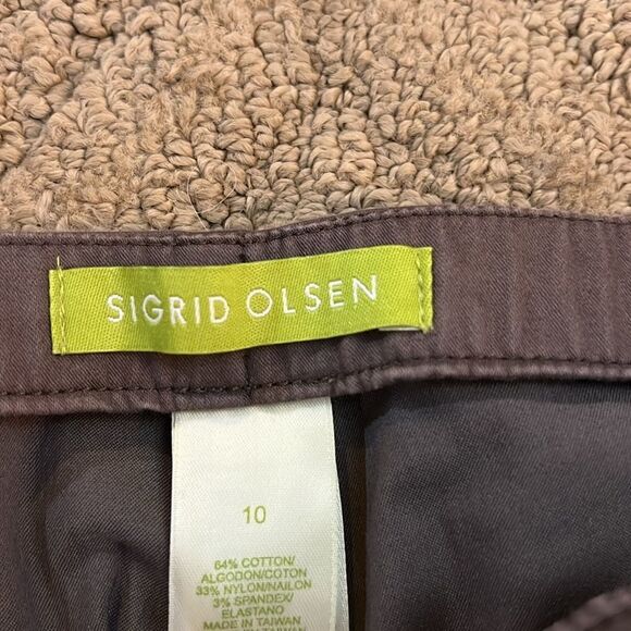 Sigrid Olsen Side Zip Dress Pants - Size 10 - Picture 2 of 8
